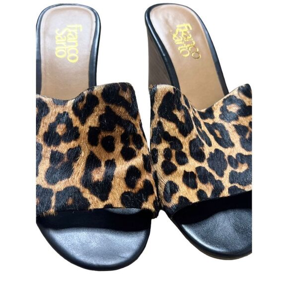 Franco Sarto Leopard Print Dyed Calf Fur
Wedge - 7.5 - Picture 3 of 15